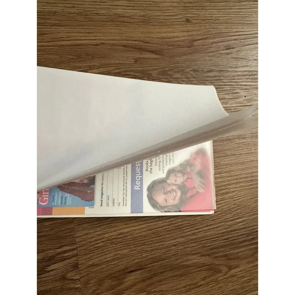 American Girl Letter Art 2 Activity Book Funky Fonts Tracing Paper 2006 unused